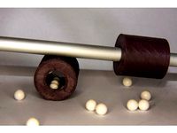 Linear bearing with 6mm airsoft bbs for 8mm rod by SirioB