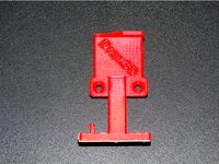e3d v6 Clamp with chain holder + LED strip by Draxan