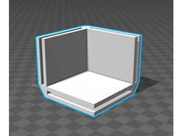 Enclosure Corner Bracket for 1/8th" Acrylic by JokerToolWorks
