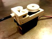 Standard Servo Winch, cable, string puller by fastmike75
