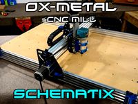 OX-Metal CNC Router Mill by Schematix