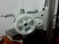MK8 Gear Extruder for Kossel by Velric