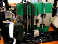 Rigidbot heated bed energy chain mount brackets by W11cE
