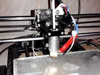 E3D v6 mount for Wanhao Di3 by slimc