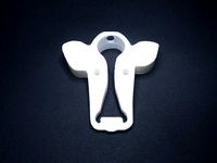 Cow face doorstop by WaveSupportApparatus