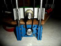 Rostock 608zz slot-on Belt Tensioner by PlannerProto