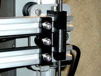 MakerFarm i3v x-idler bracket plate by Printbus
