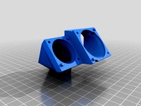 E3Dv6 Shroud mounted fan ducts - 40mm heatsink and 30mm print fans by bugr