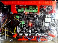 Smoothieboard 3/4/5X Mount for Rostock MAX by 626Pilot