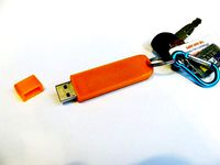 Corsair Voyager GT USB Case for Keyring by ReallyBigTeeth