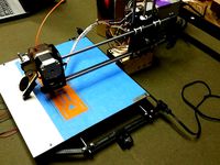 Printrbot Simple X-axis Upgrade 296mmx227mm! by Roedkill