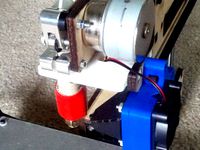 2014 Printrbot Simple 3mm Geared motor mount by metaled