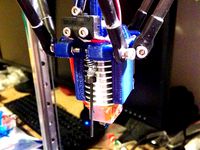 Mini Kossel Effector for E3D Hotend with Z Probe by Thorpydo