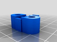 K8200 X-belt holder (motor side of carriage) by BY_CRC