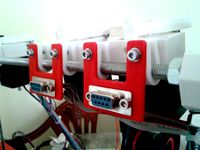 RepRapPro Mendel 9-Pin D-Type Connector Mount by ajayre