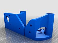 X-ends for holding 20x20 extrusion 3 hole delrin nuts/bushings by Simonious