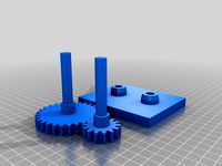 Simple Gear Example-Inkscape to Openscad by mizliz
