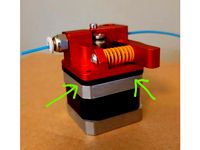 Extruder Motor Spacer for 3DFused Direct Drive mount by Critterninja