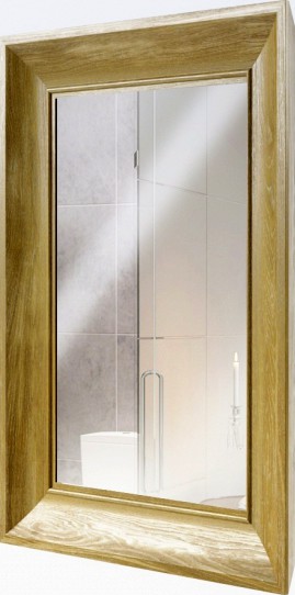 Зеркало в деревянной раме