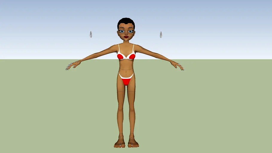 Imvu Avatar Rigged