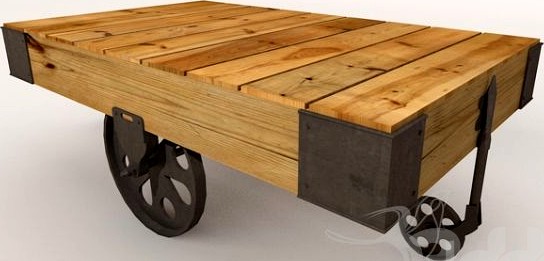 industrial coffe table