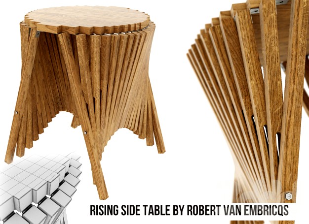 Rising side table