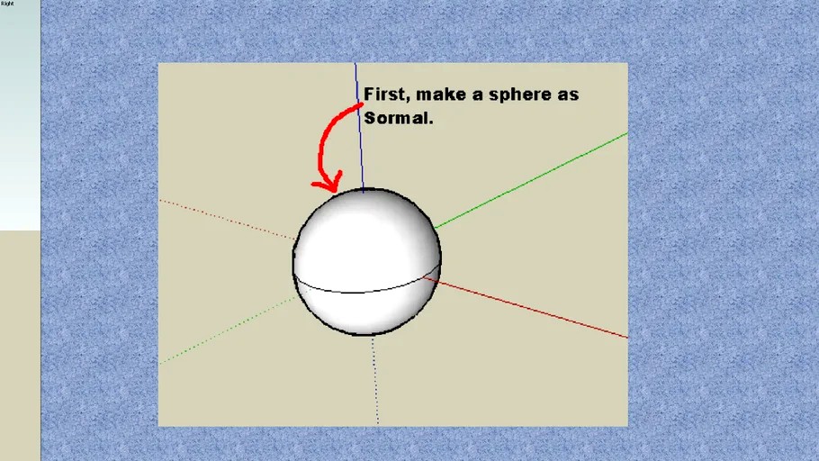 How to make a cubical oval Sketchup 6 3d model