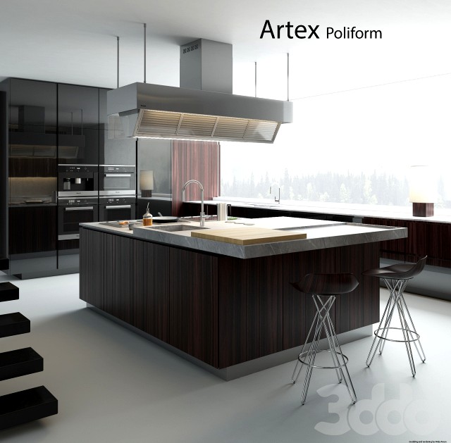 Кухня Poliform Varenna Artex 2