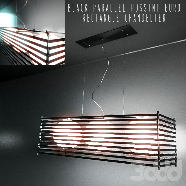 Possini Euro Design Black Parallel