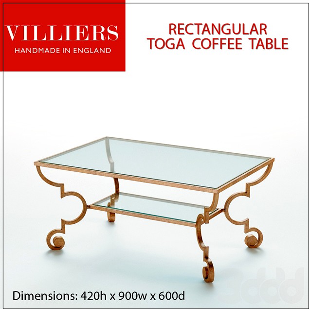 Villiers Rectangular Toga Coffee Table