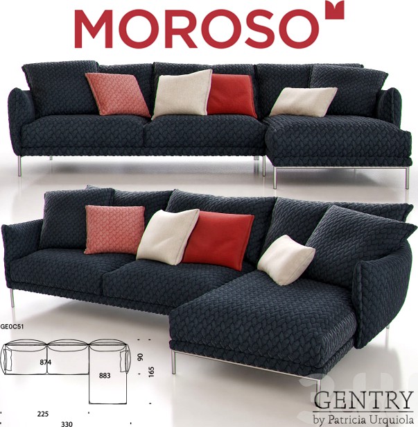 Moroso Gentry GE0C51 Sofa