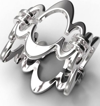 Silver Ring-0003 3D Model