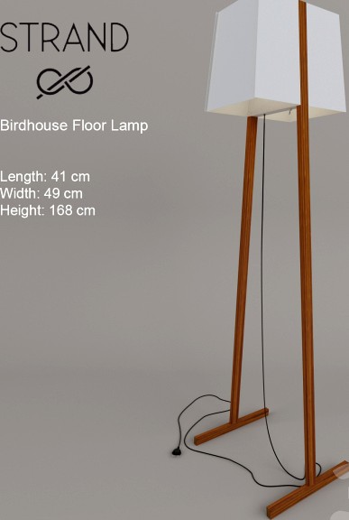 Birdhouse Floor Lamp