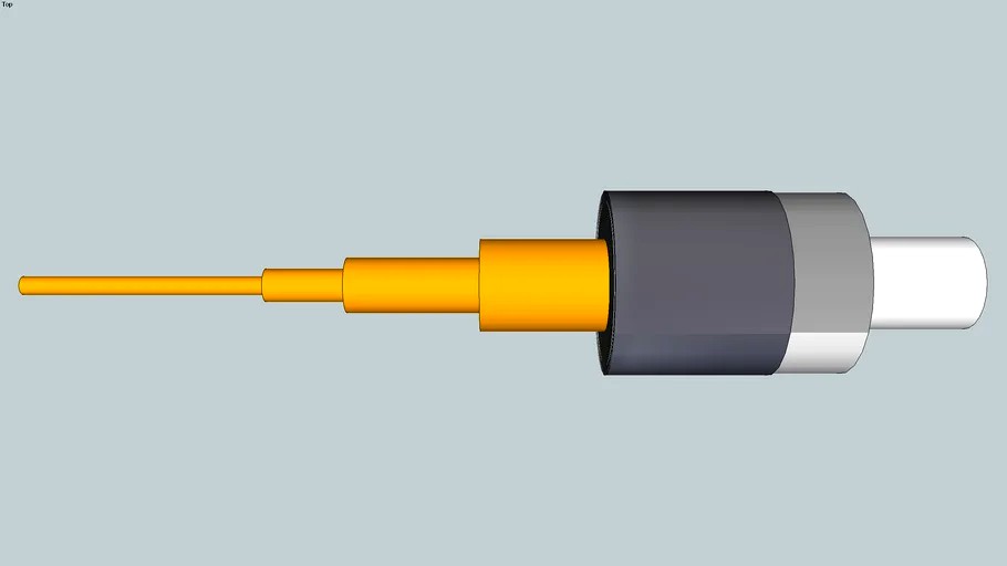 Male Fiber Connector (FC)