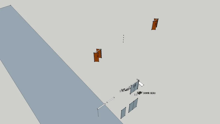 double egress frame wood
