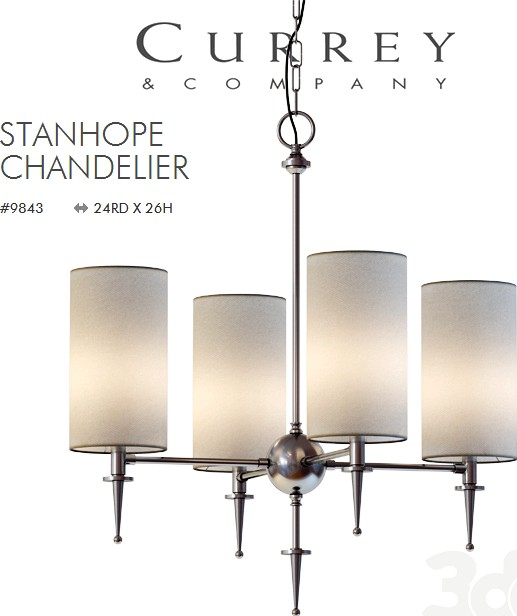 Currey &amp; Company / Stanhope Chandelier