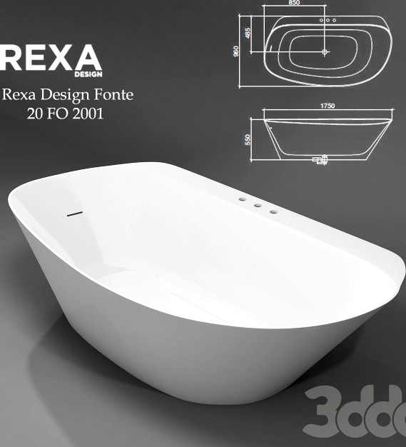 Ванна Rexa Design Fonte 20 FO 2001
