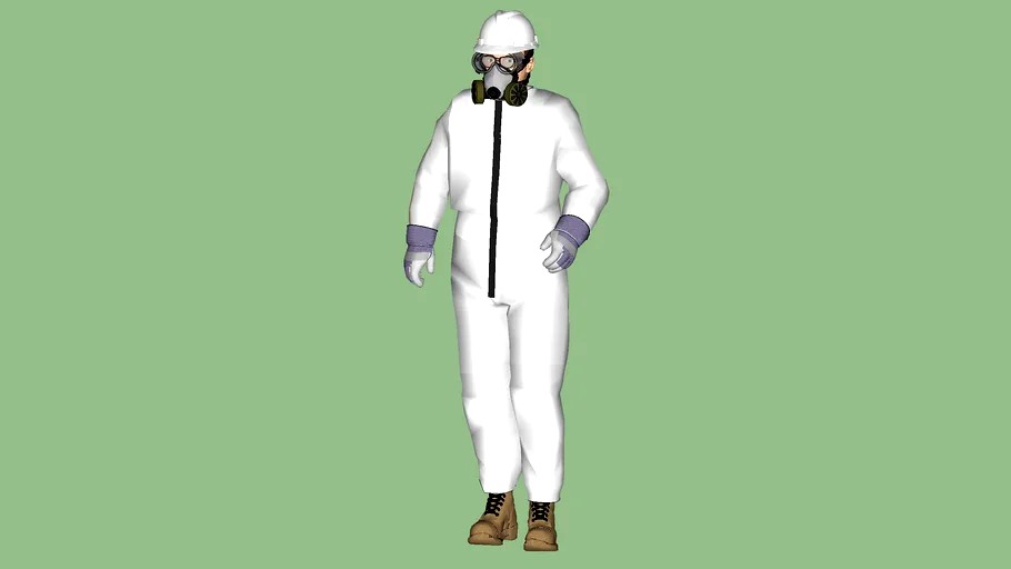 Safety First Series - Process Operator - OSHA Level 'D-5/3' PPE Protection - Tyvek Coverall - White