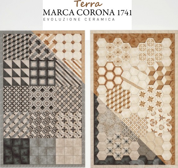 Итальянская плитка Marca Corona 1741 Terra.