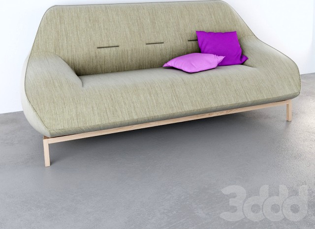 Ligne Roset - Sofa Cosse 3 seat by Philippe Nigro