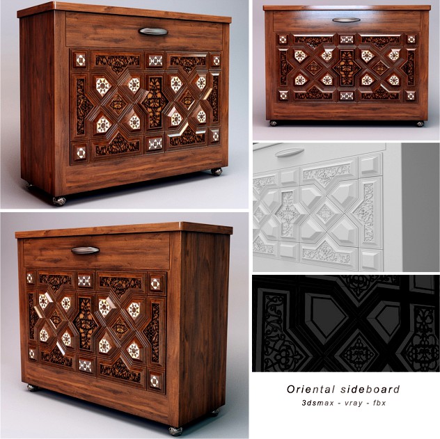 oriental sideboard