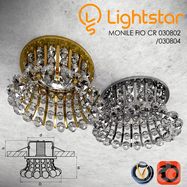 Lightstar -  MONILE FIO CR 030802/030804