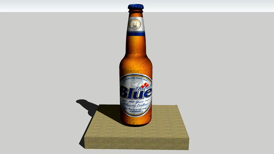 sketchup beer bottle 3d model