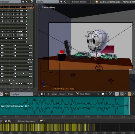 Baker Lip Sync Animation