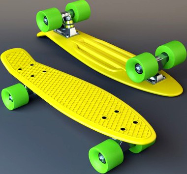 Plastic Skateboard