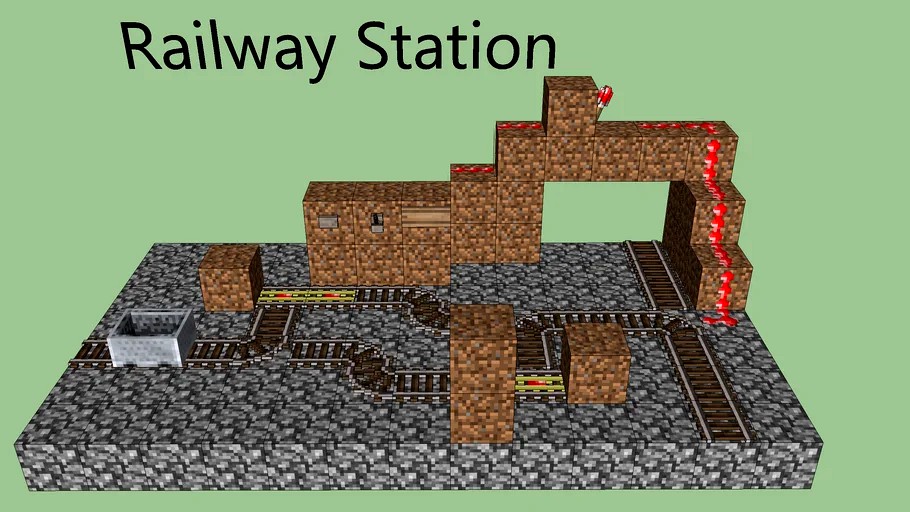 Minecraft Railway Station