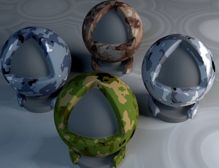Camouflage Material for Cycles
