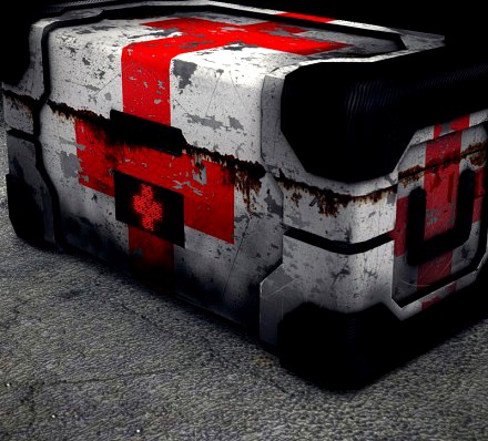 Low Poly Health Crate