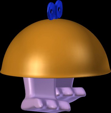 Animated Walking Bell
