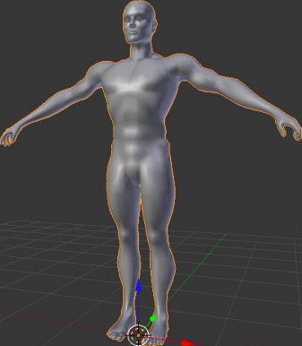 Base Male Mesh